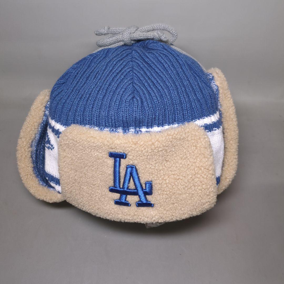 【新品】試着のみ　NEW ERAニューエラ トラッパー　ロサンゼルス・ドジャース