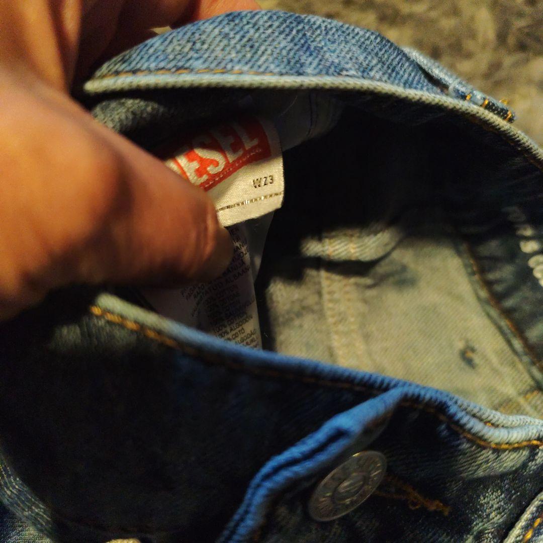 DIESEL デニムブルー カーゴパンツ