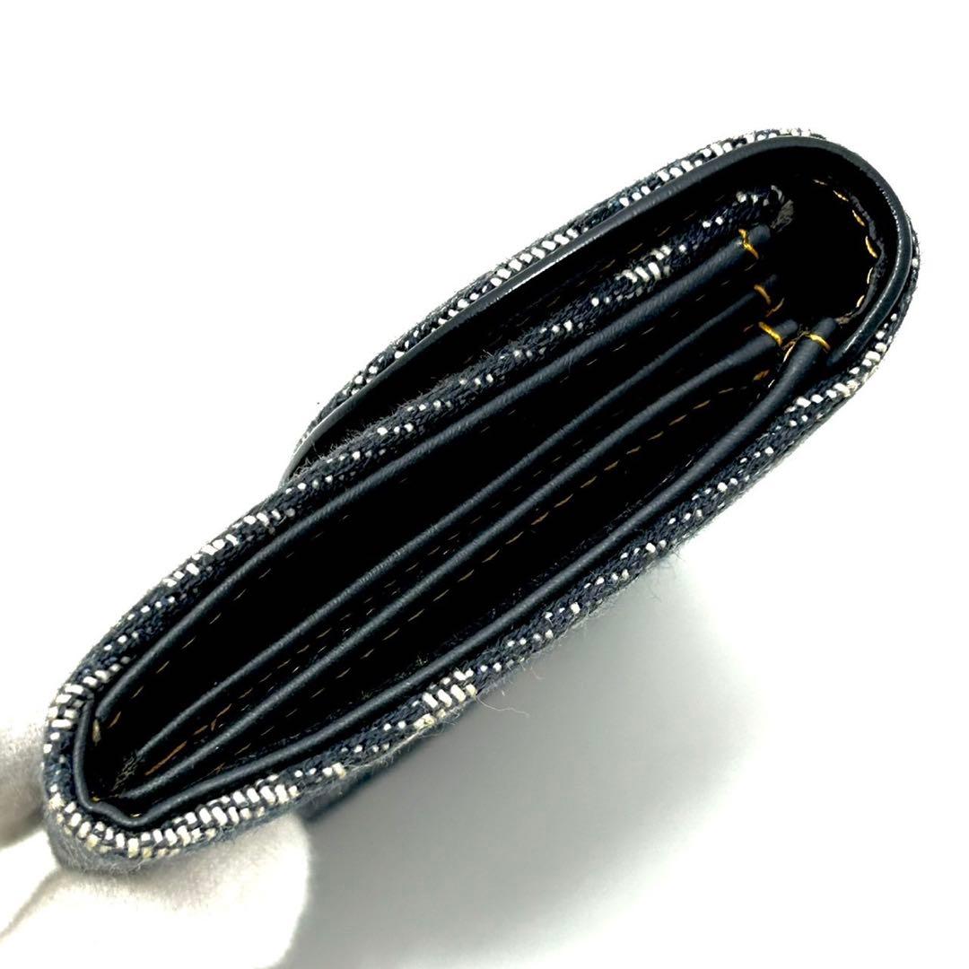 Dior ケース トロッター サドル 折り財布 ミニ財布 ジャガード