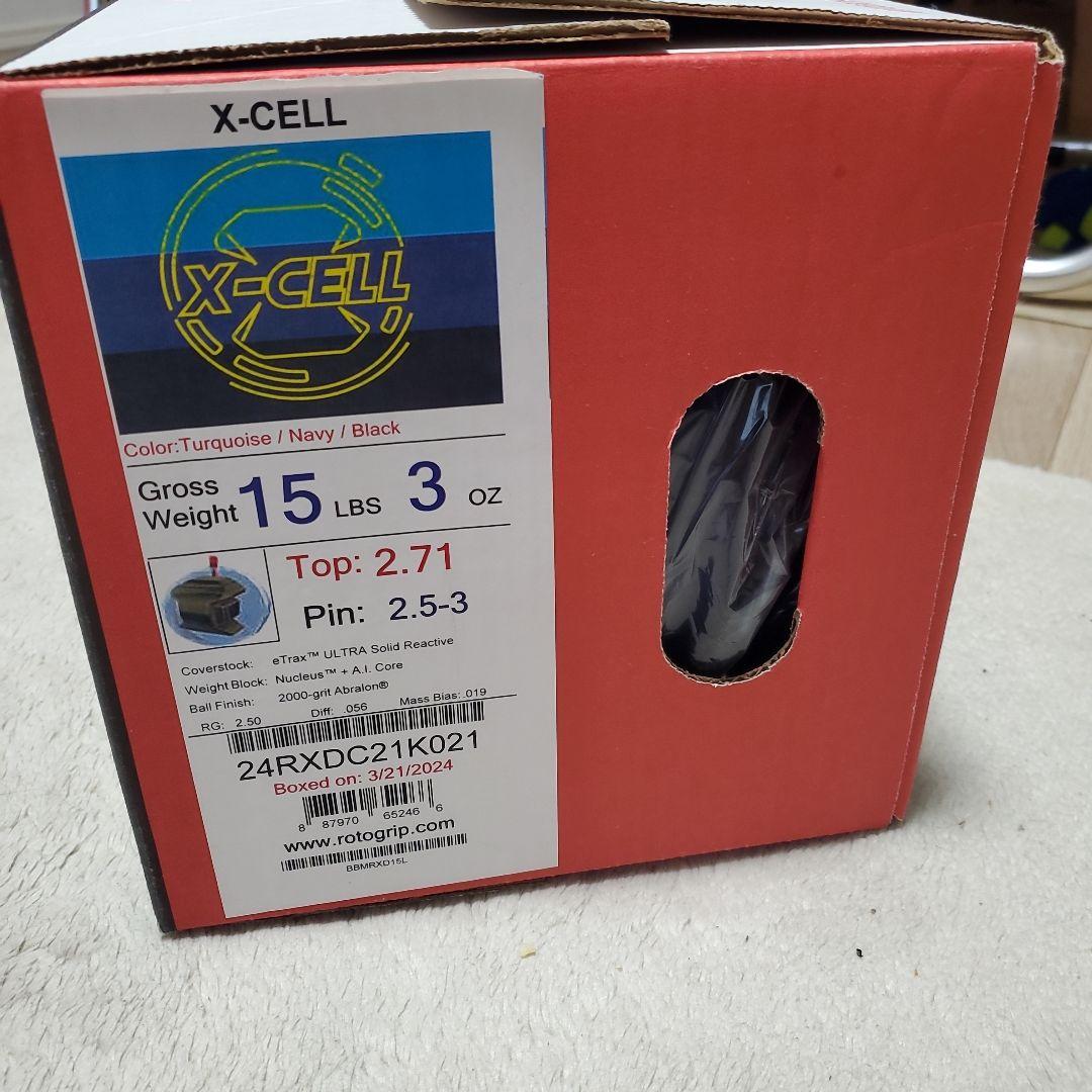Roto Grip X-CELL ボウリングボール15ポンド3オンス