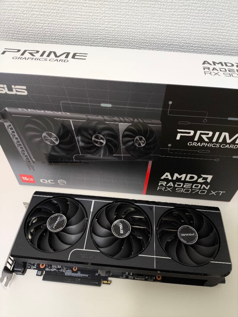グラフィックボード・グラボ・ビデオカード asus prime radeon 9070xt