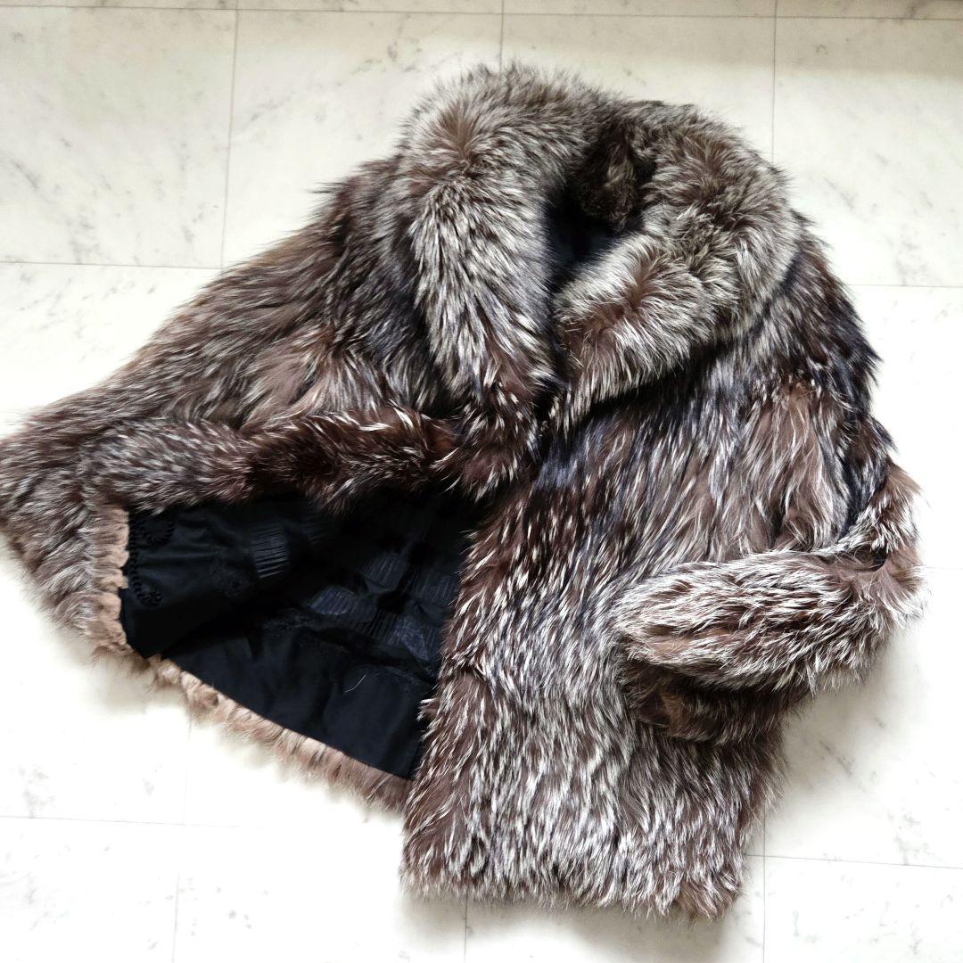 サガフォックス 金サガ　ファーコート シルバーフォックス 13号