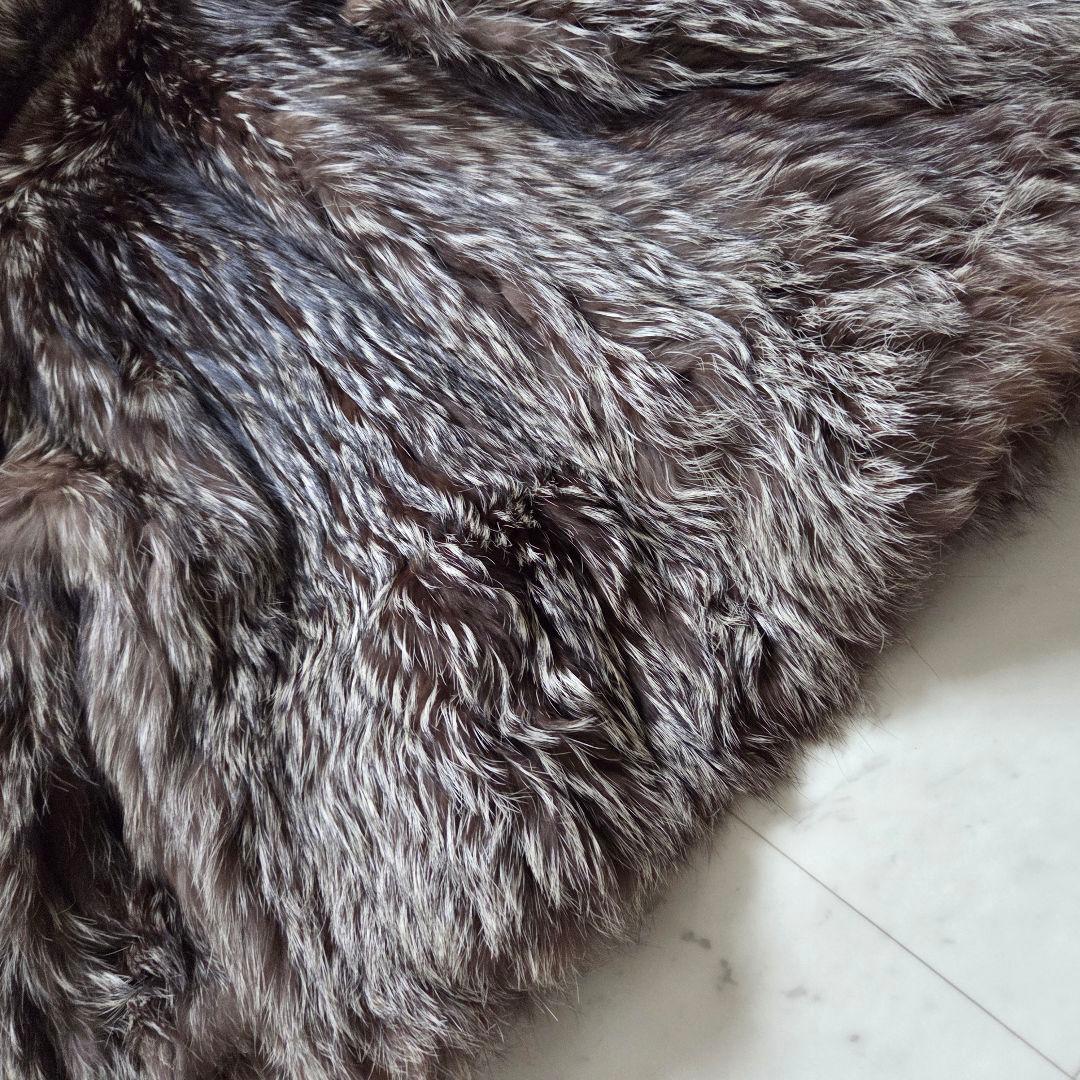 サガフォックス 金サガ　ファーコート シルバーフォックス 13号