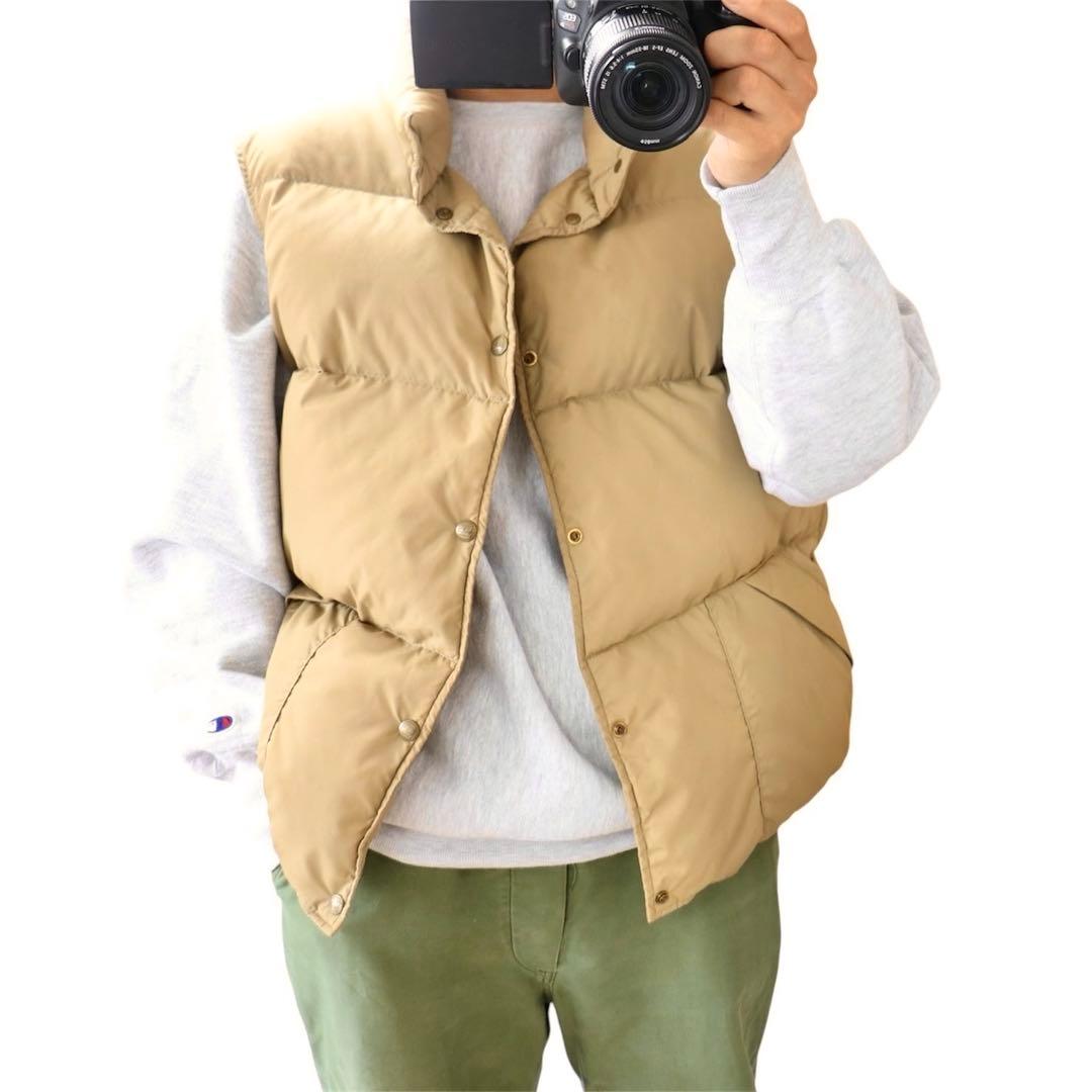 レアカラー USA製80s L.L. Bean エルエルビーン ダウンベストXL