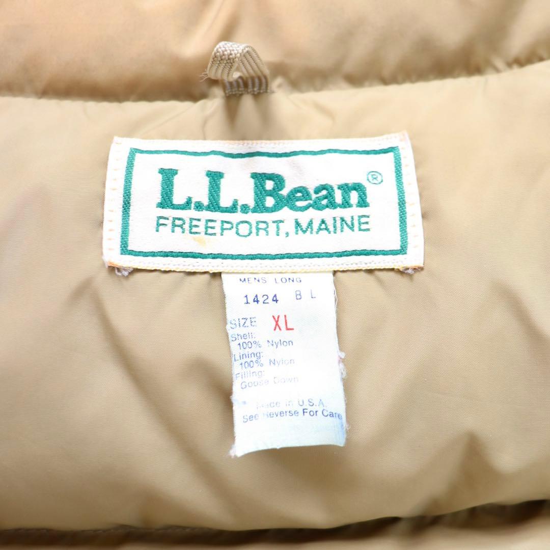 レアカラー USA製80s L.L. Bean エルエルビーン ダウンベストXL