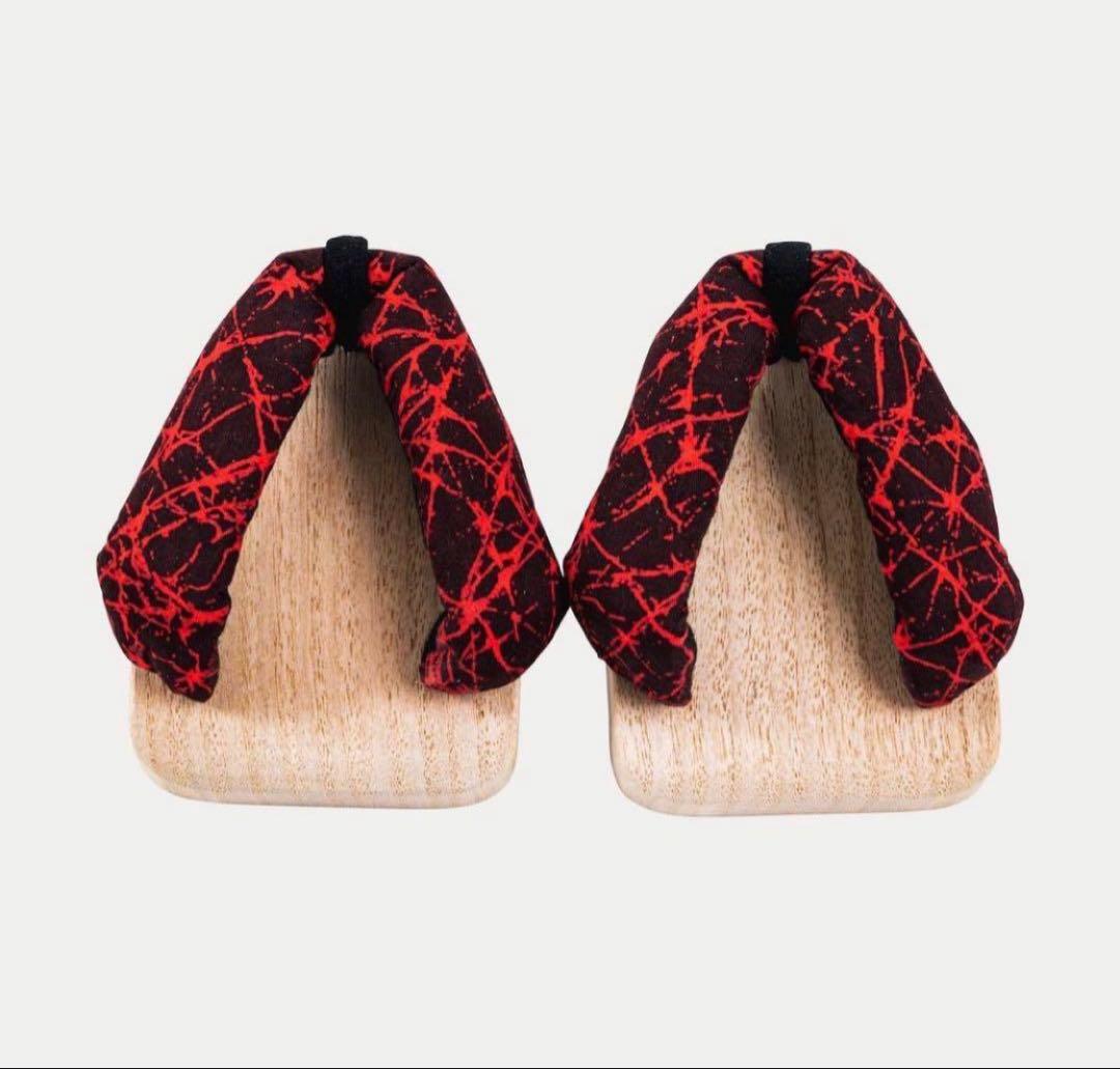 一本歯下駄　GETTA【正規品】赤　Mサイズ