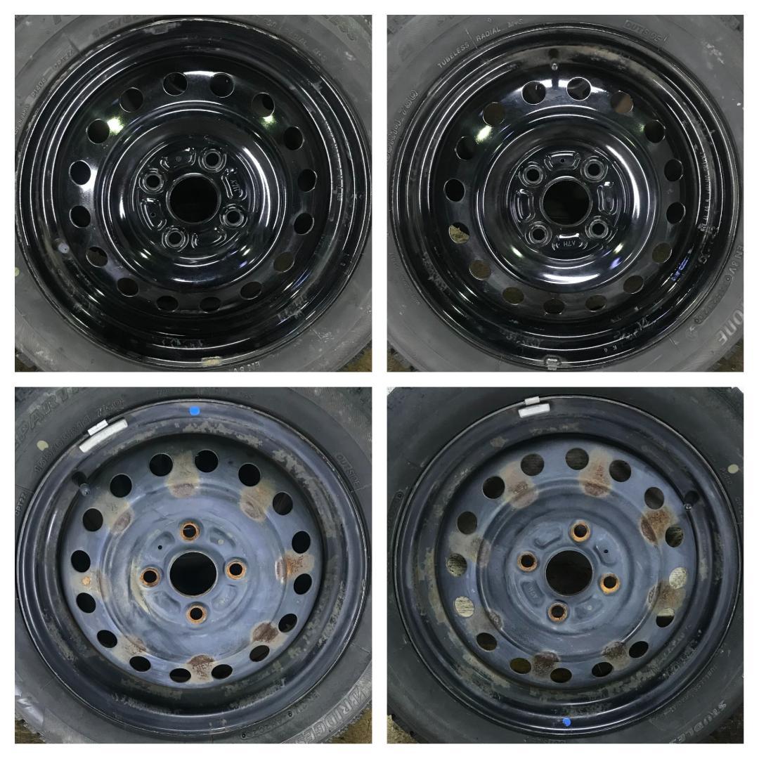 専用277 BRIDGESTONE 155/65R14 7.5分目 スタッドレス