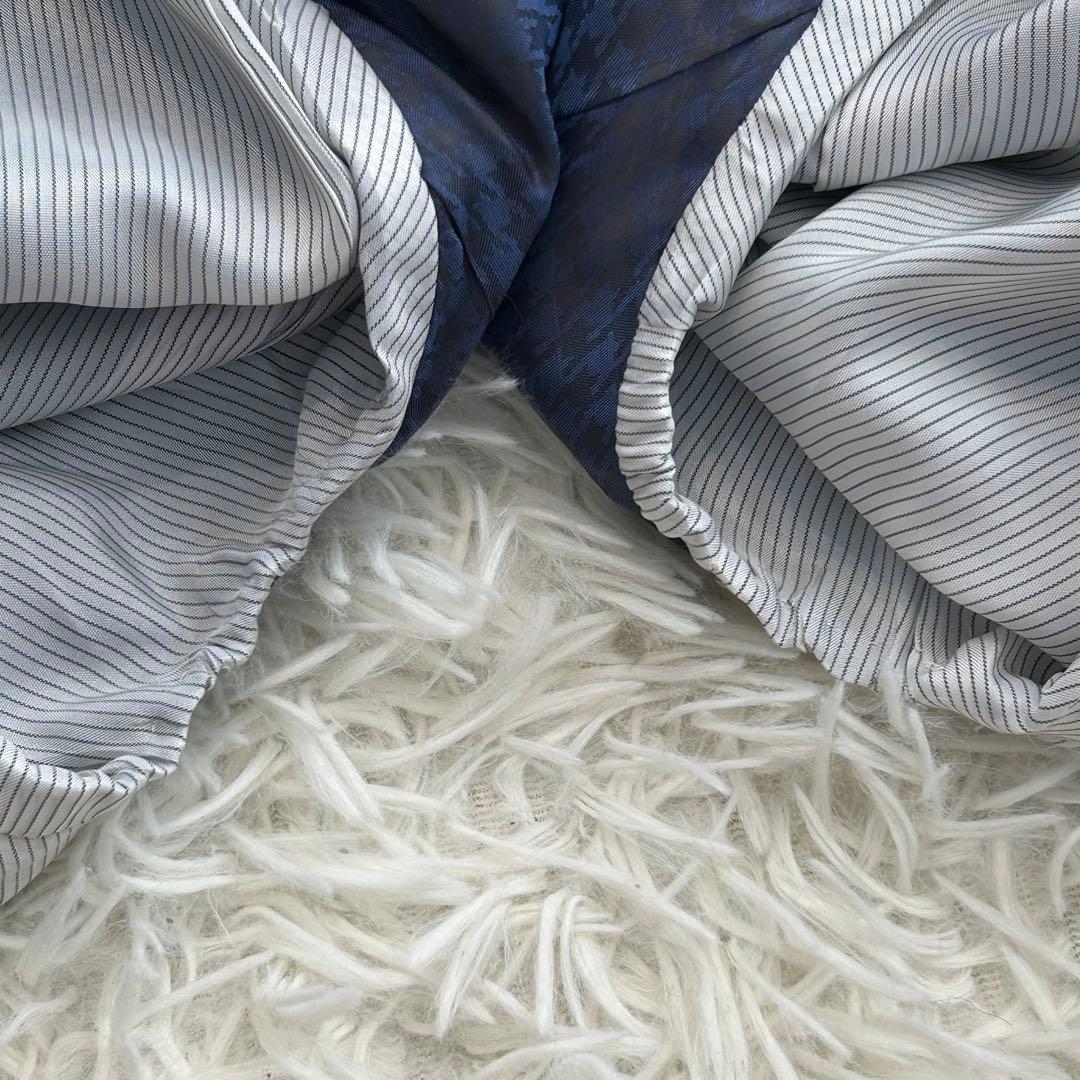 極美品✨ ガルニエ 近年モデル スーツ 大きいサイズ LL 3ピース チェック柄