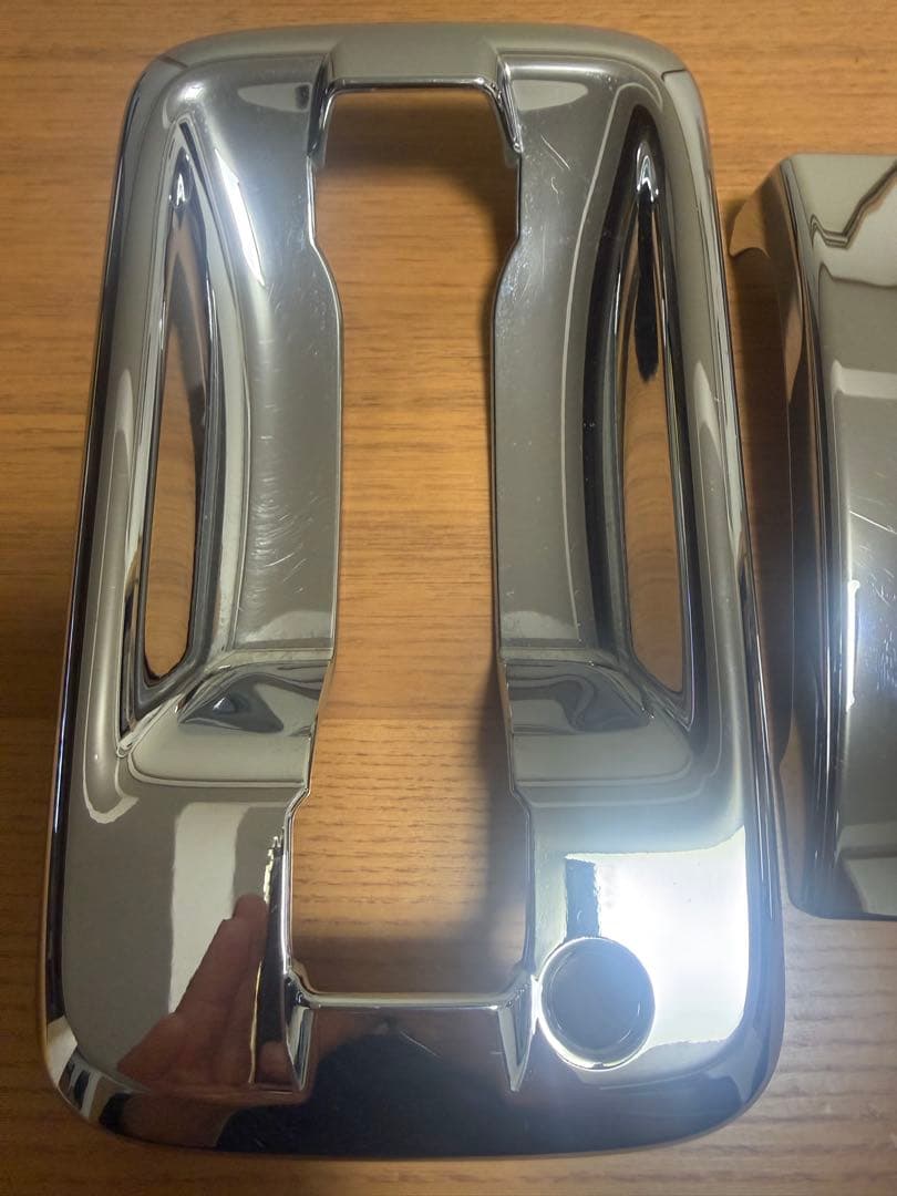 ファイブスターギガ ドアハンドル グリップ カバー 左右セット純正メッキ！