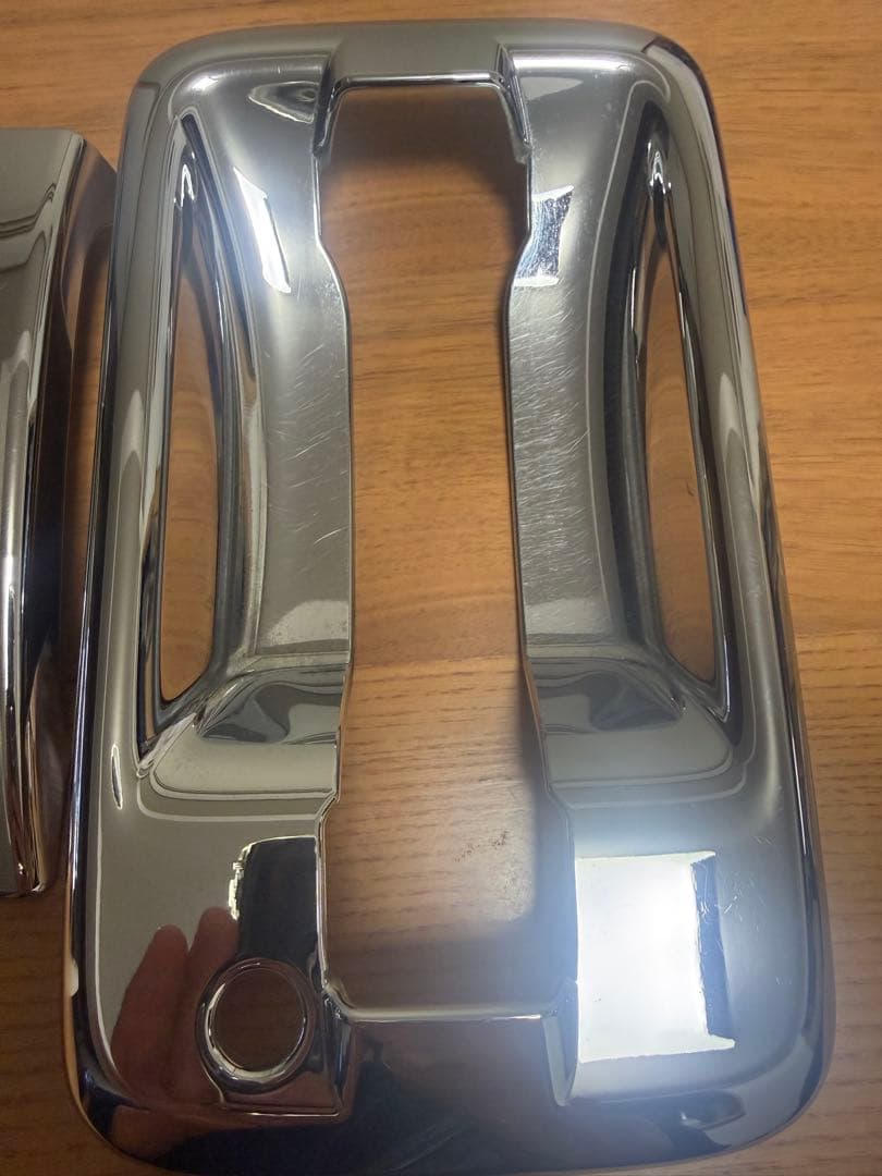 ファイブスターギガ ドアハンドル グリップ カバー 左右セット純正メッキ！
