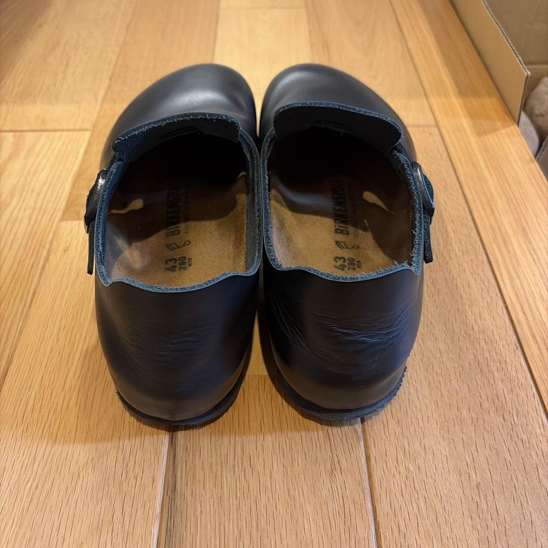 【美品】ビルケンシュトック BIRKENSTOCK ブラック ロンドン 43