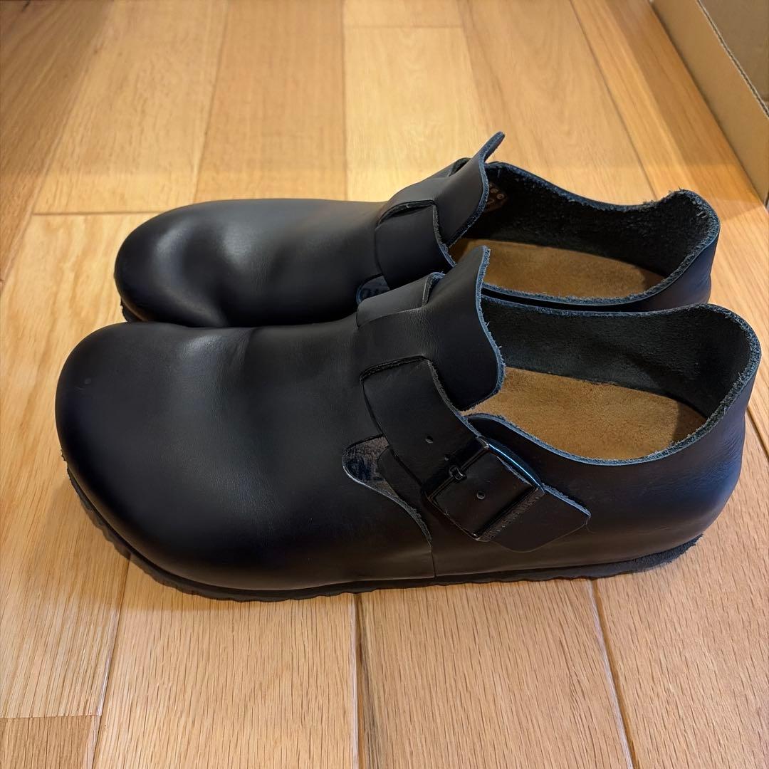 【美品】ビルケンシュトック BIRKENSTOCK ブラック ロンドン 43