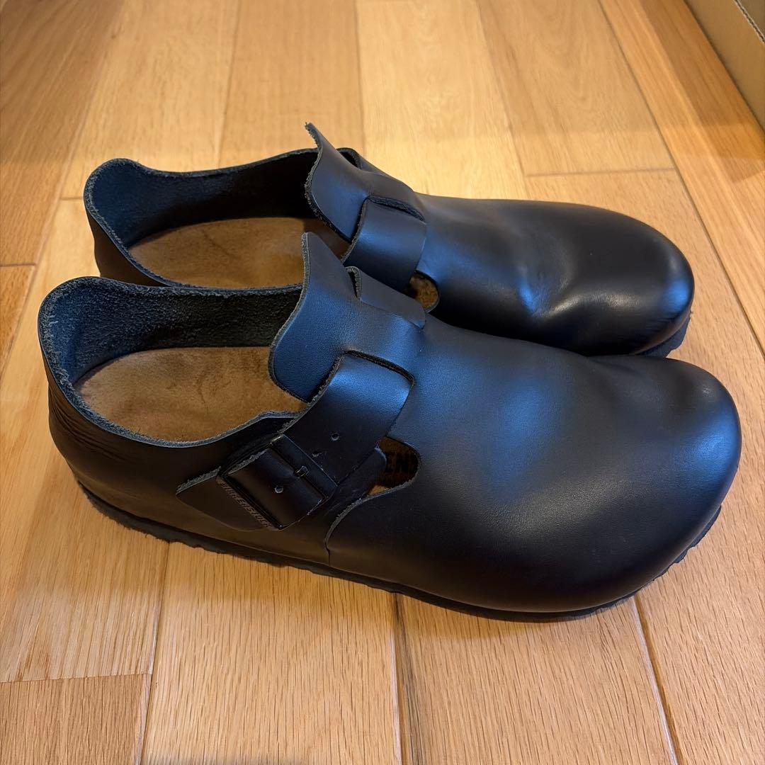 【美品】ビルケンシュトック BIRKENSTOCK ブラック ロンドン 43