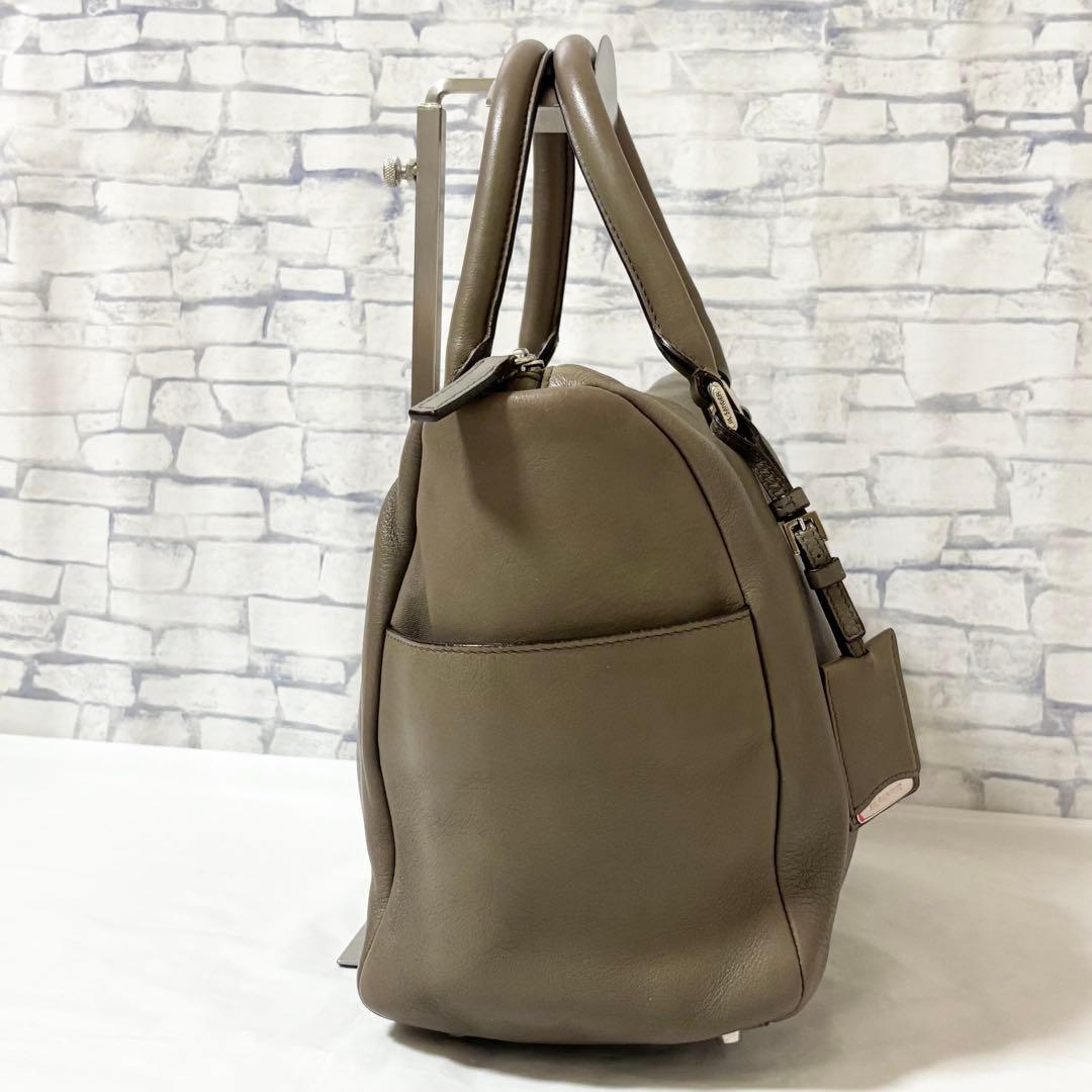 JIL SANDER・レザー 無地 ハンドバッグ手提げ鞄 保存袋付き