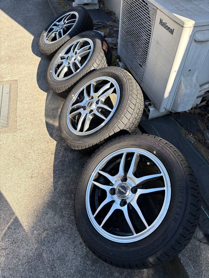 ramrod2　ＧＹ　スタッドレスアルミセット　155/65R14 ２本①