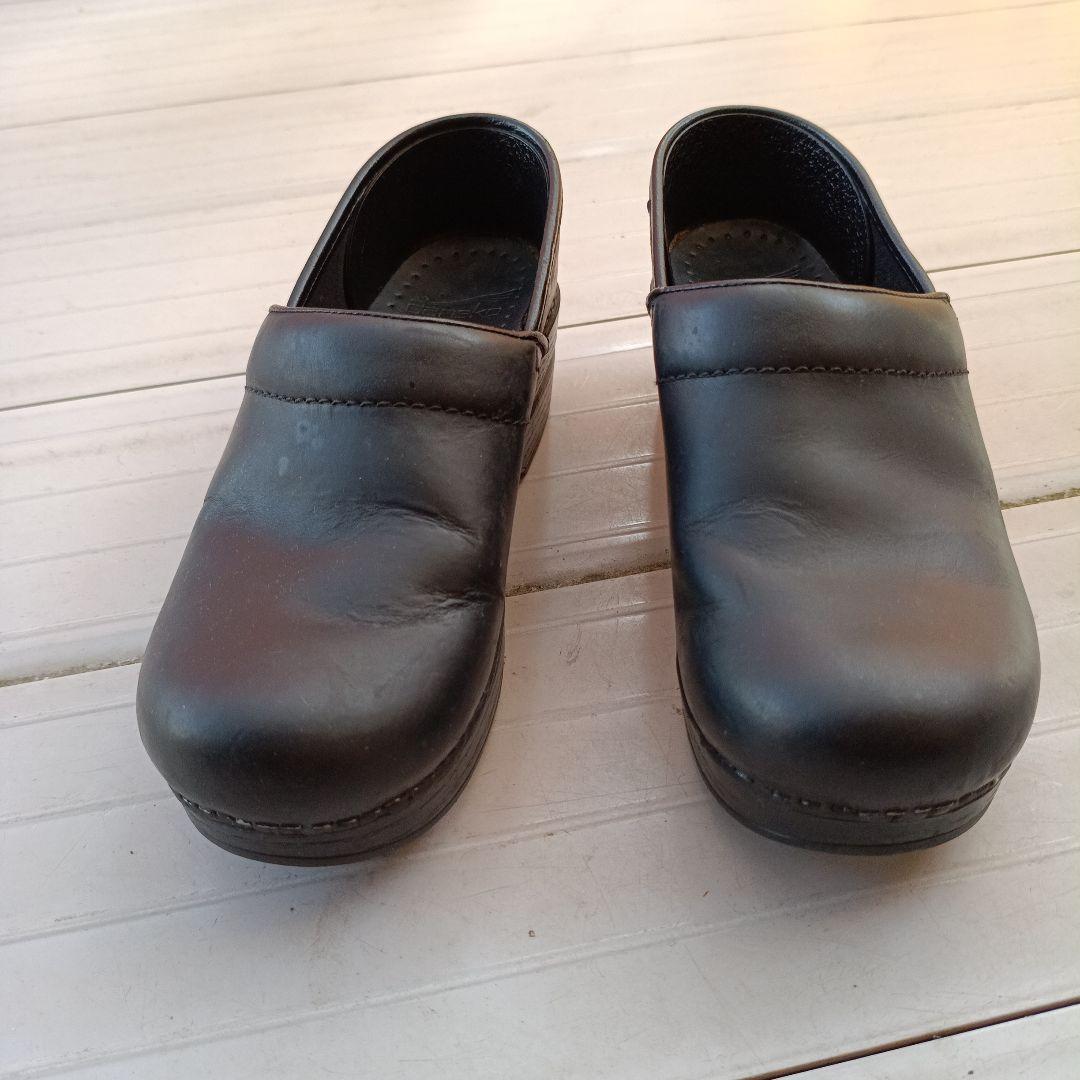 DANSKOダンスコ ブラック クロッグサンダル36