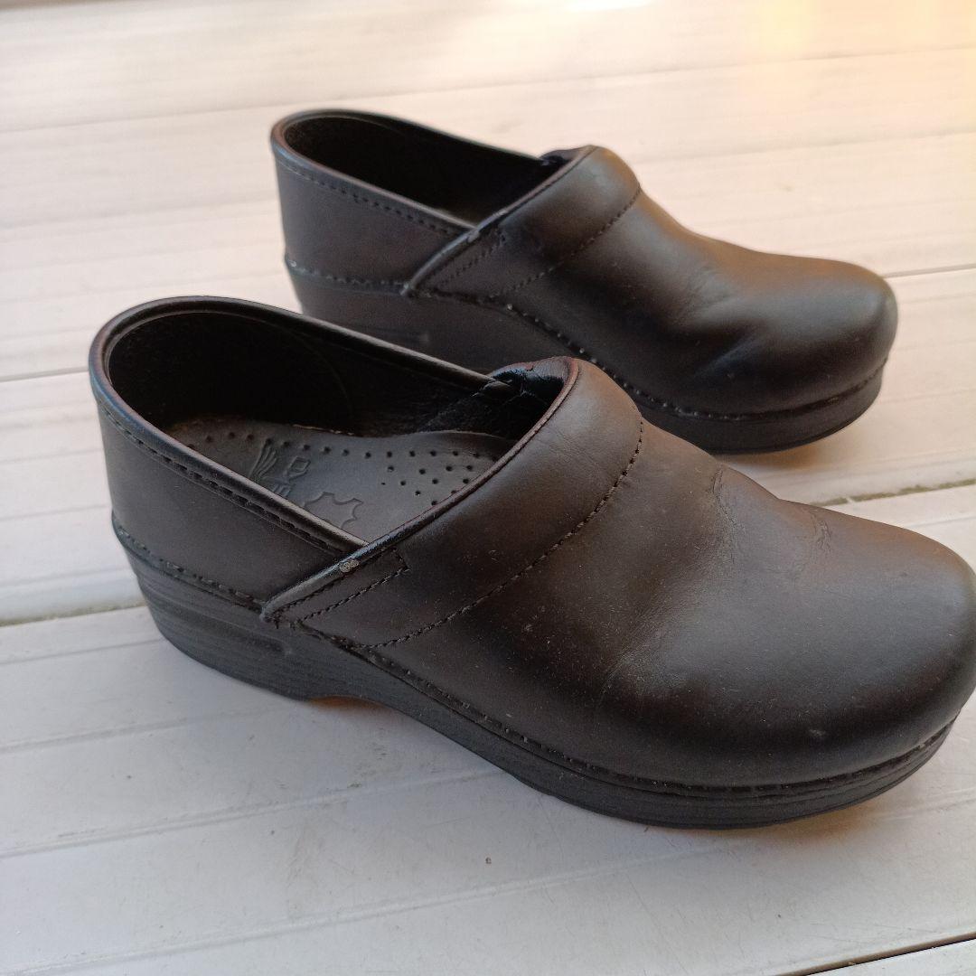 DANSKOダンスコ ブラック クロッグサンダル36