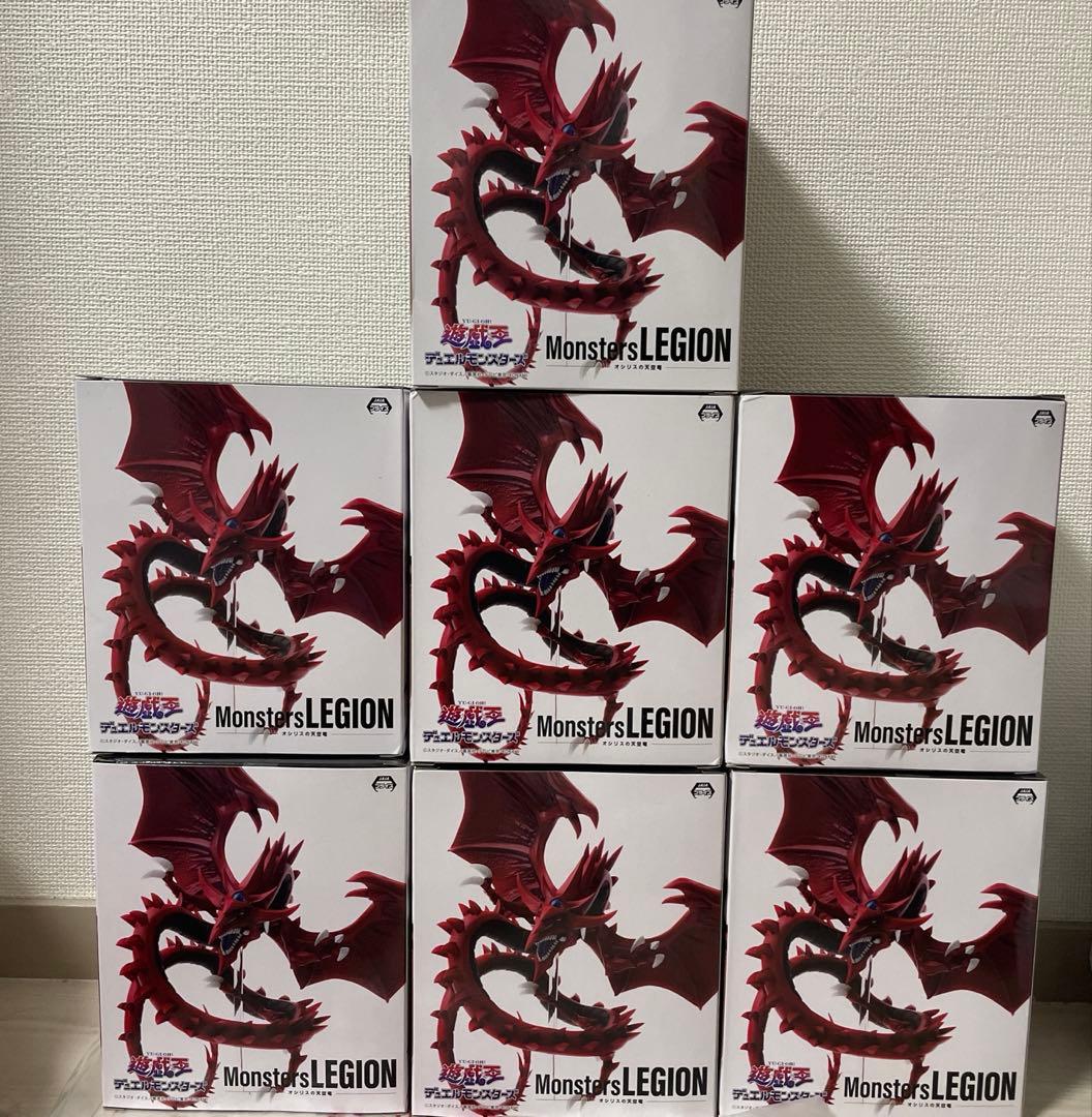 遊戯王 Monsters LEGION オシリスの天空龍　フィギュア　７点セット