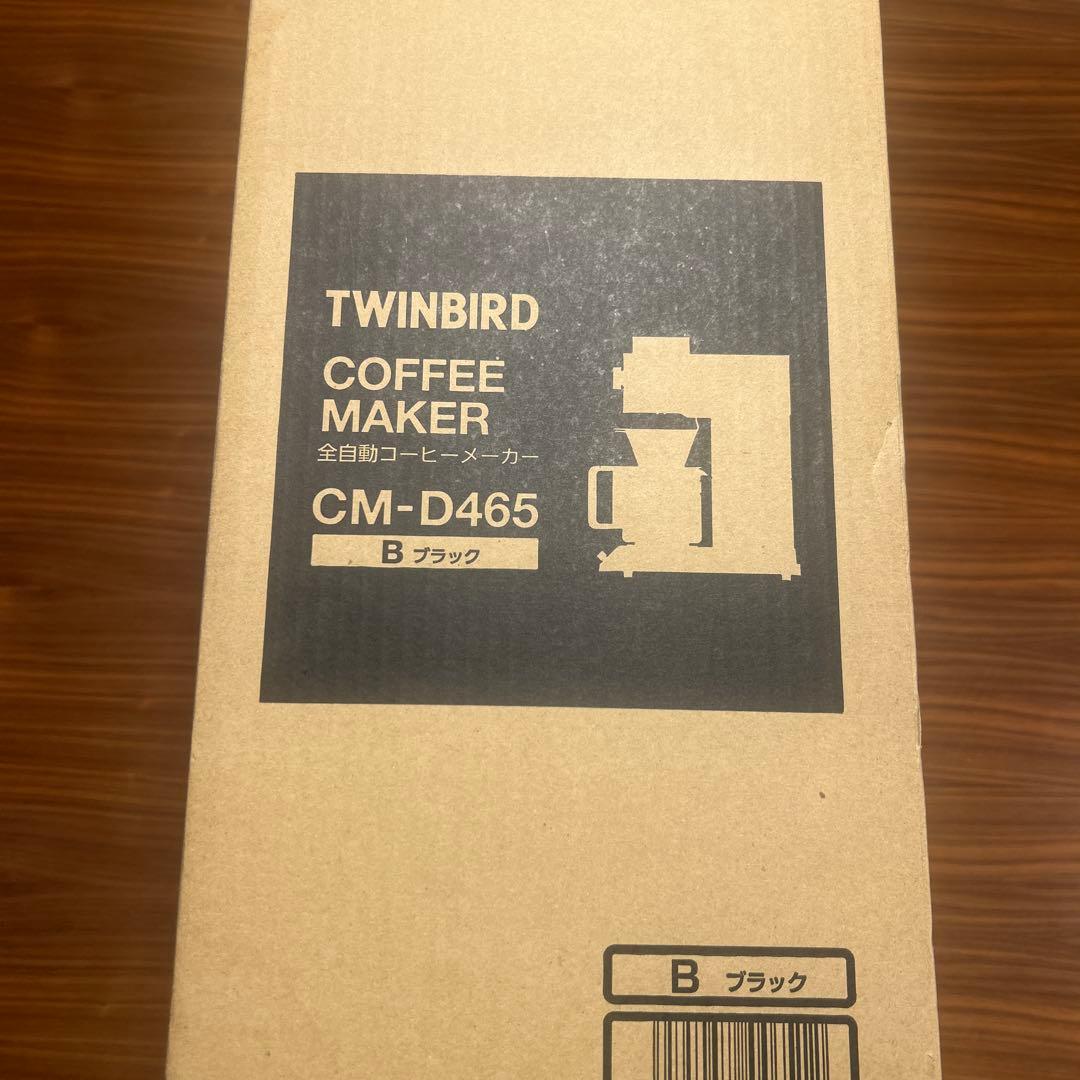 TWINBIRD COFFEE MAKER CM-D465 6杯用 B ブラック