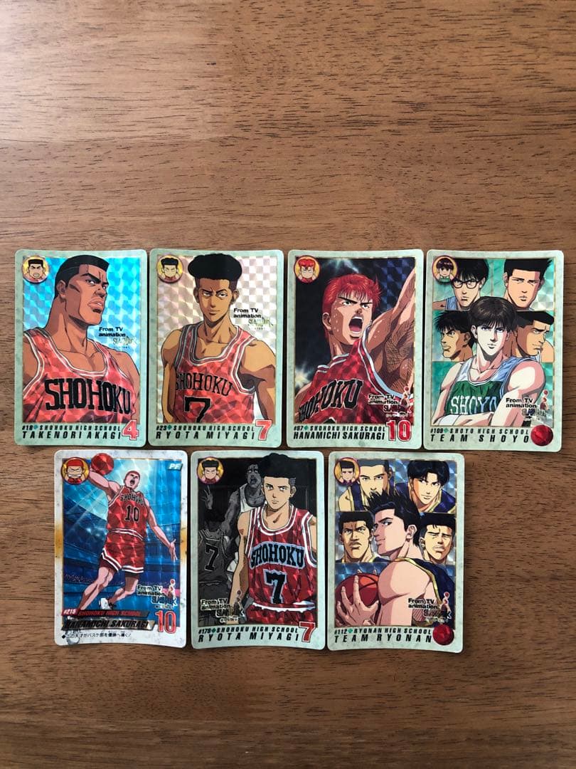 スラムダンク SLUMDUNK カードダスまとめ 桜木 宮城 赤木など130枚弱