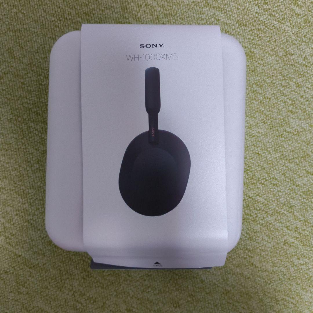 美品　ソニー　SONY ワイヤレスヘッドホン　WH-1000XM5（カバー付き）