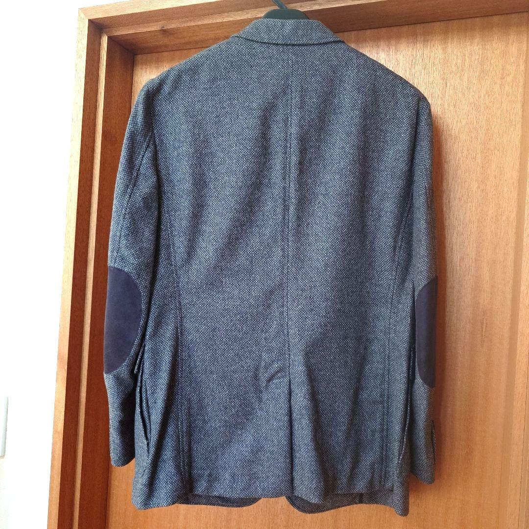 Ermenegildo Zegna　52　グレー系 テーラードジャケット 肘あて