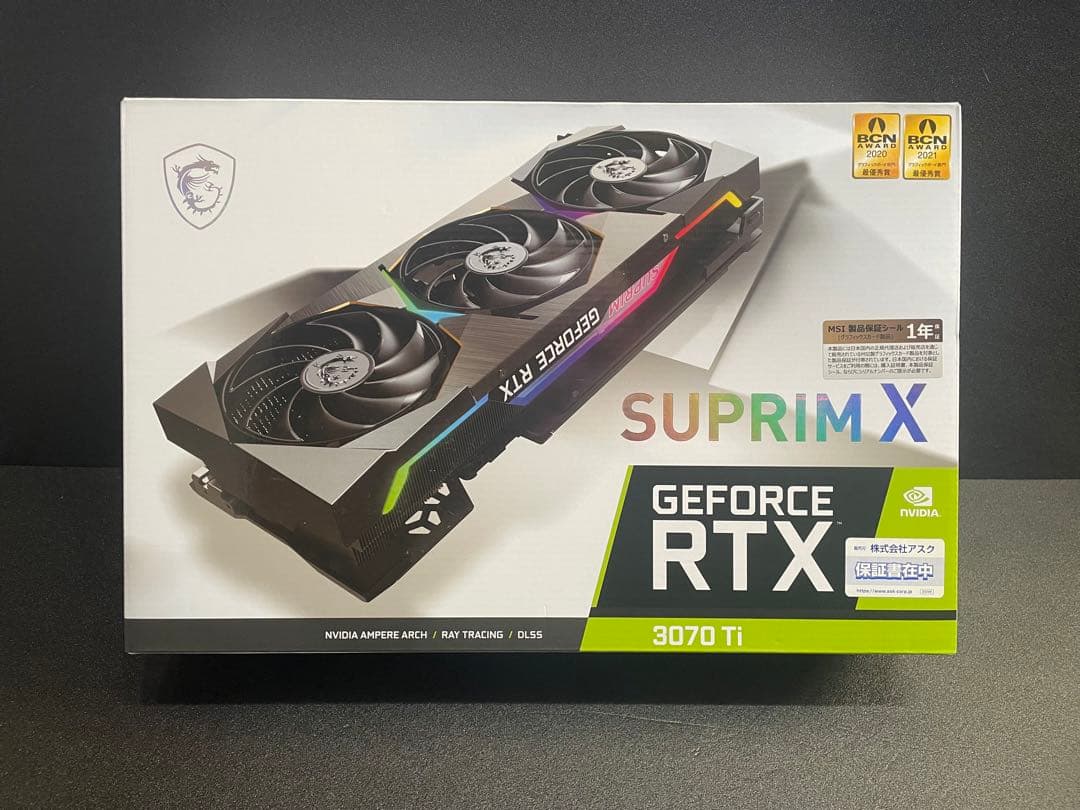 グラフィックボード・グラボ・ビデオカード MSI GeForce RTX 3070 Ti SUPRIM X