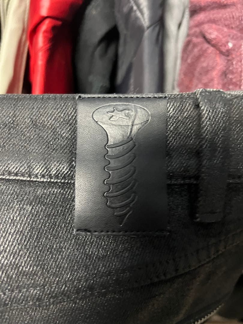 GOAR zipperブラックデニム M