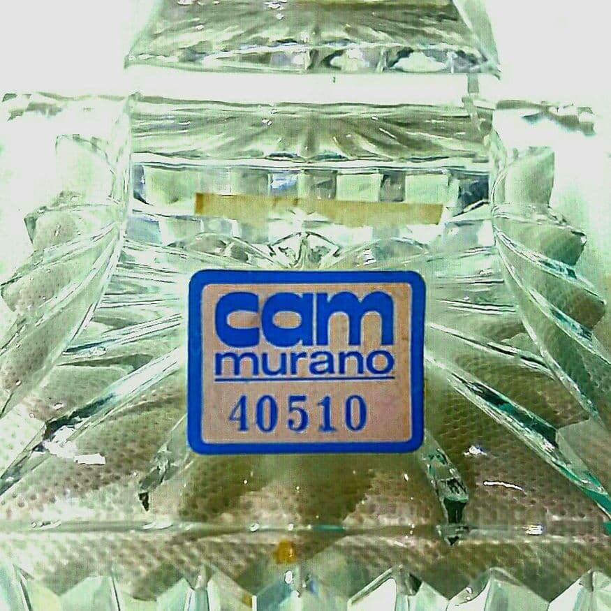 Murano Glass ムラノ カット 大型 花瓶