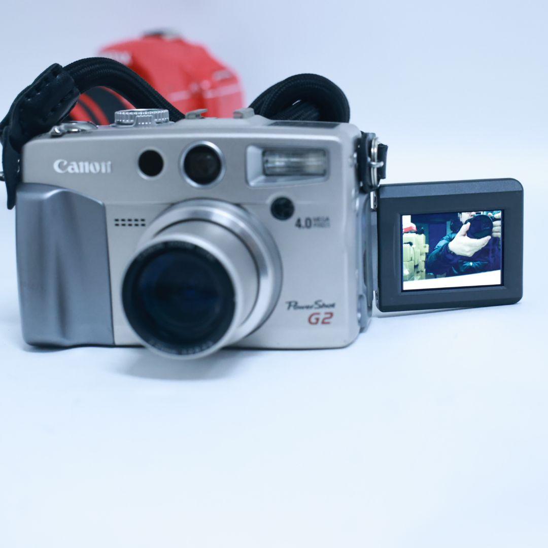 スマホ転送可 Canon デジタルカメラ PowerShot G2 カード他付