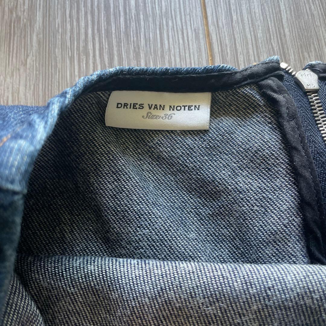DRIES VAN NOTEN ドリスバンノッテン　デニム ノースリーブ　36