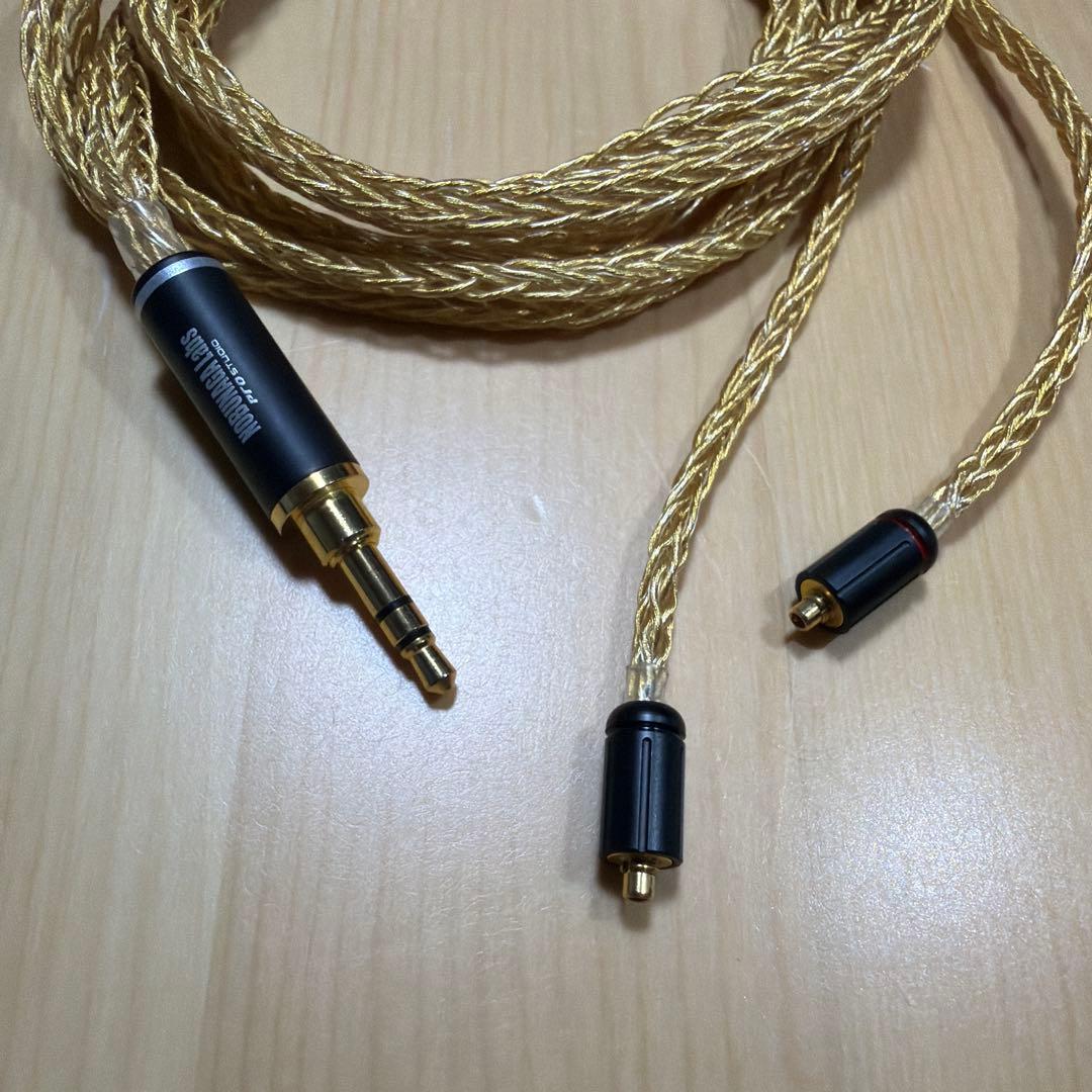 NOBUNAGA Labs 3.5mm MMCX 3極16芯ケーブル 「篝火」極