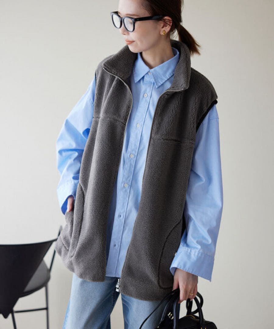 SLOBE IENA ボアスタンドベスト