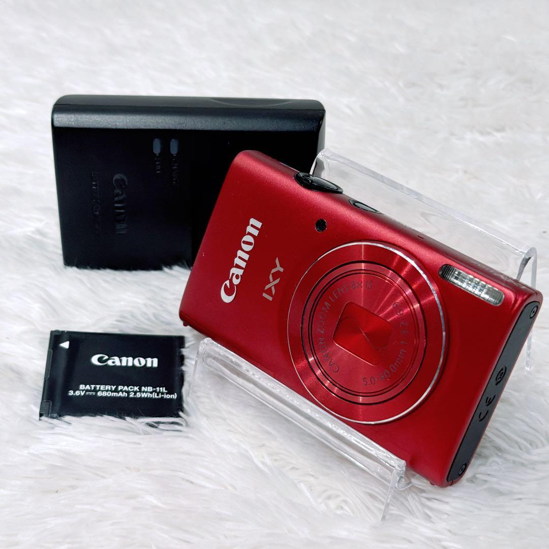 【希少✨極美品】Canon IXY 110F レッド 赤 デジタルカメラ