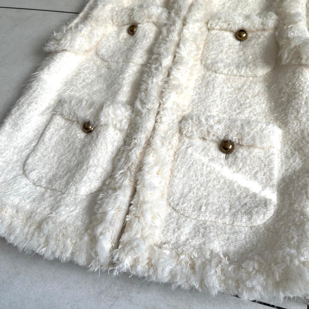 【未使用タグ付き】UNITED ARROWS シャギーツイードベスト