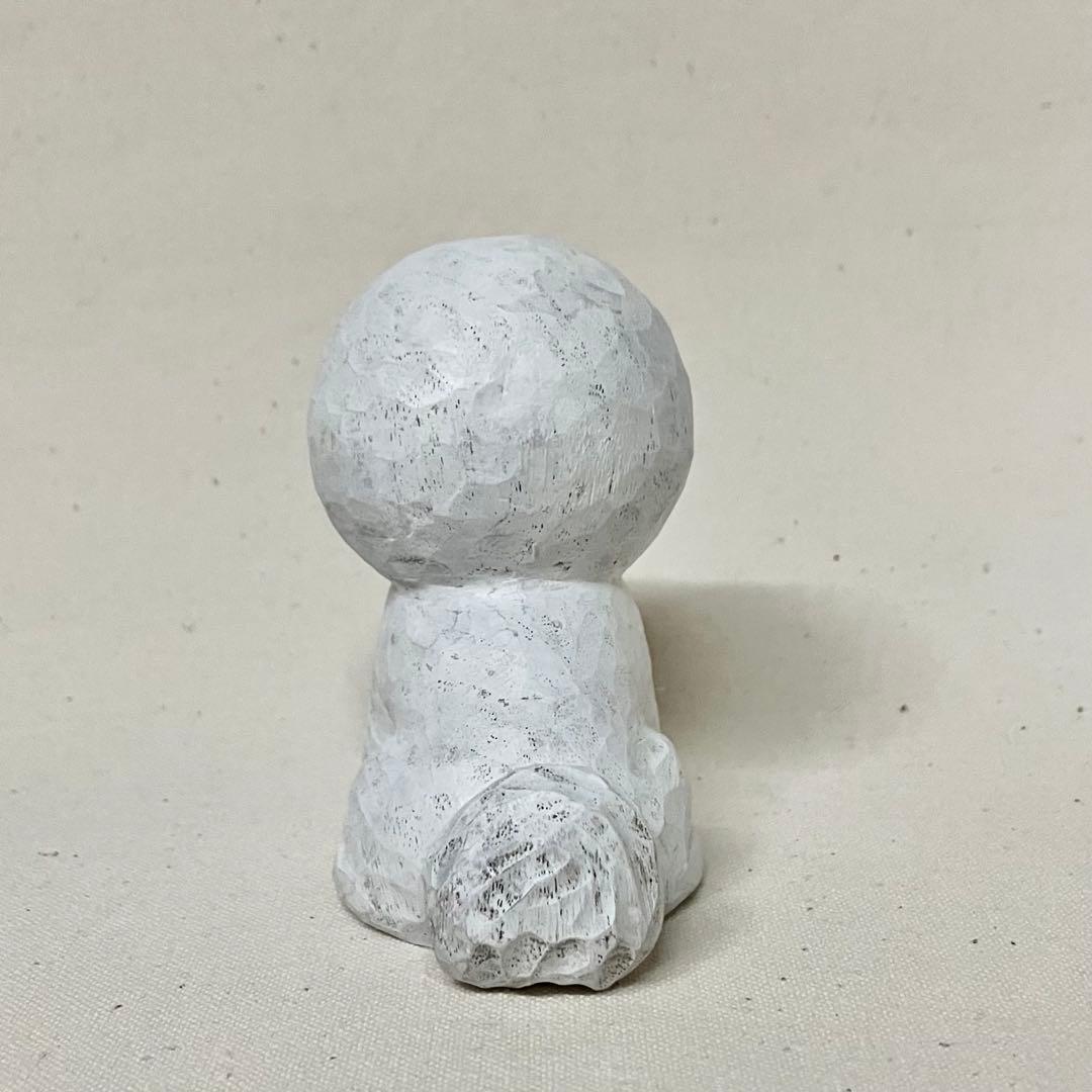 木彫り　ビションフリーゼ