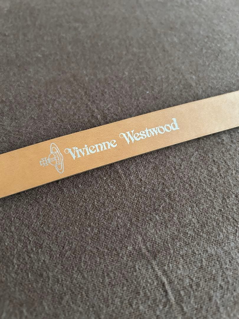 【美品】Vivienne Westwood レザーベルト（ベージュ）ビビアン