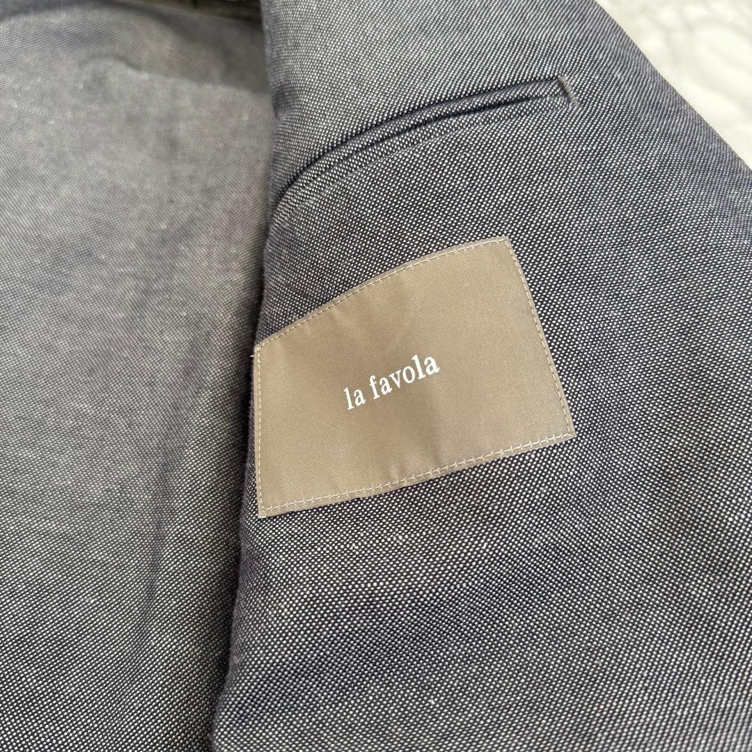 la favola ダブルジャケット 003 ダークグレー