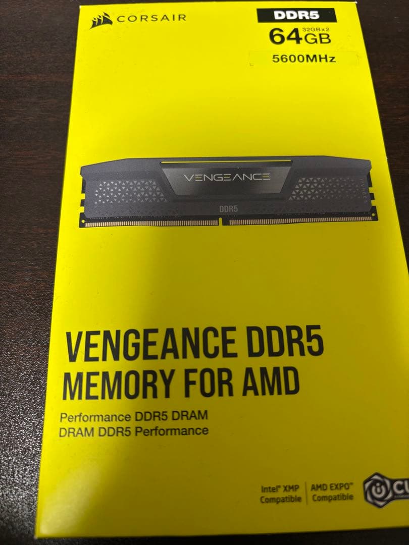 CORSAIR DDR5-5600MHz 64GB(32GB×2)