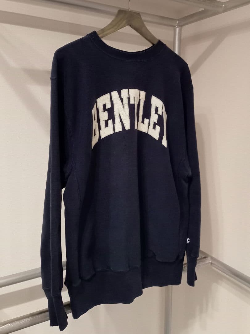 90s 古着　チャンピオン　リバースウィーブ　スウェット　ネイビー　XL