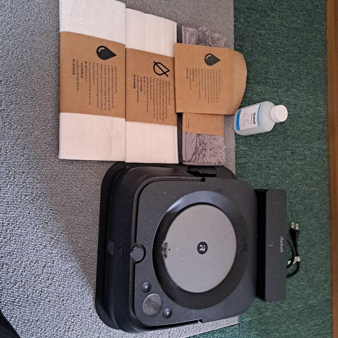 ロボット掃除機 ブラック Brava jet m6