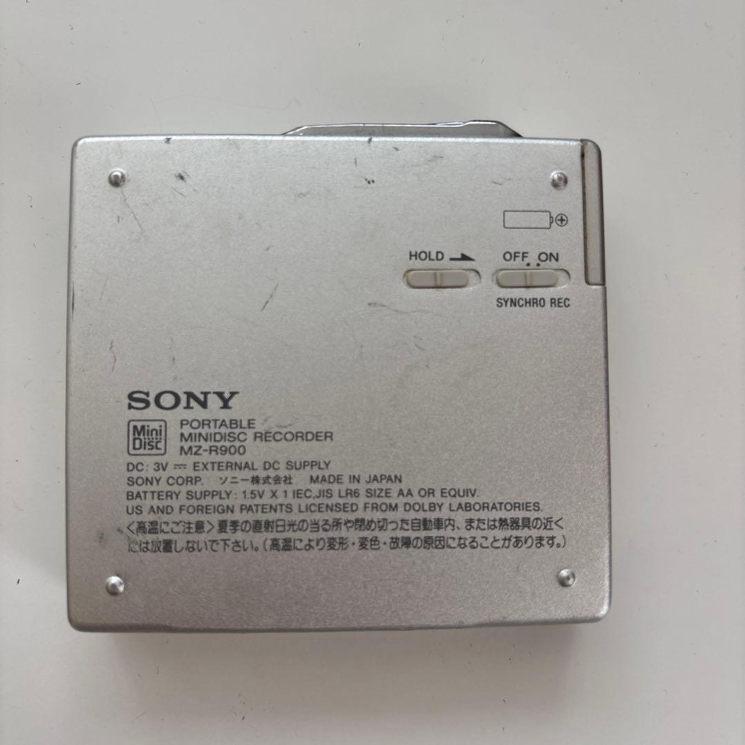 【ジャンク品】SONY MZ-R900 ポータブルMDプレーヤー