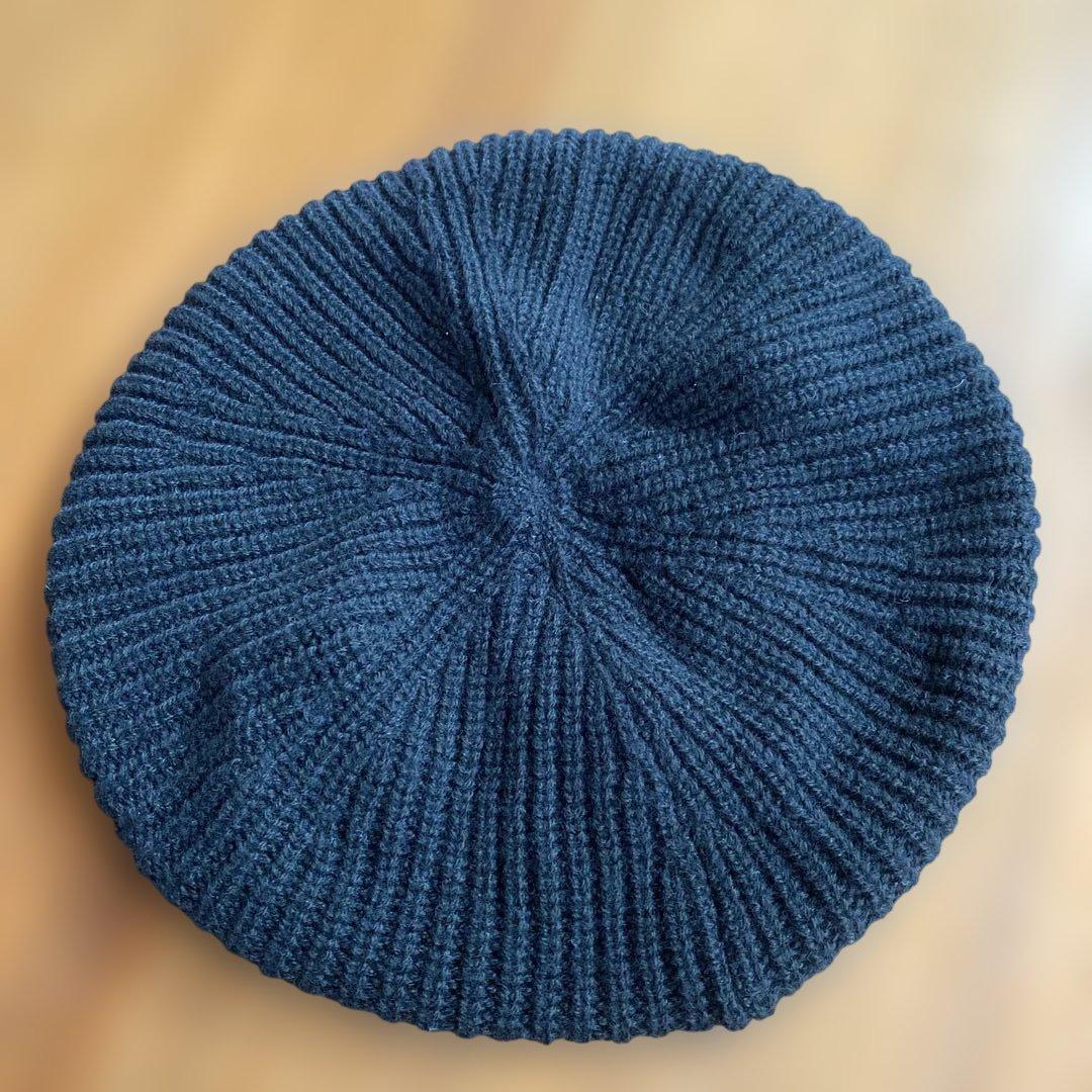 marihoja Relax Knit Rib Beret ブラック
