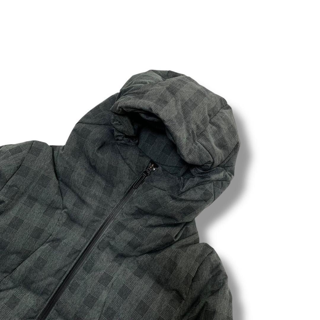 希少デザイン 美品 デサント ダウンジャケット 水沢 ロゴ グレー 別注 ☆