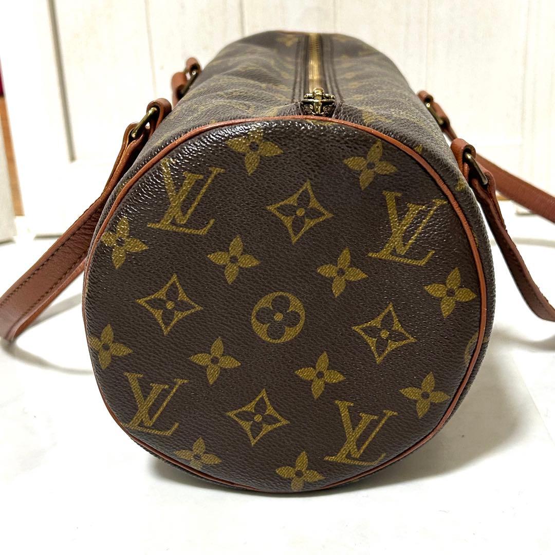 LOUIS VUITTON パピヨン 30 モノグラム ハンドバッグ ポーチ付