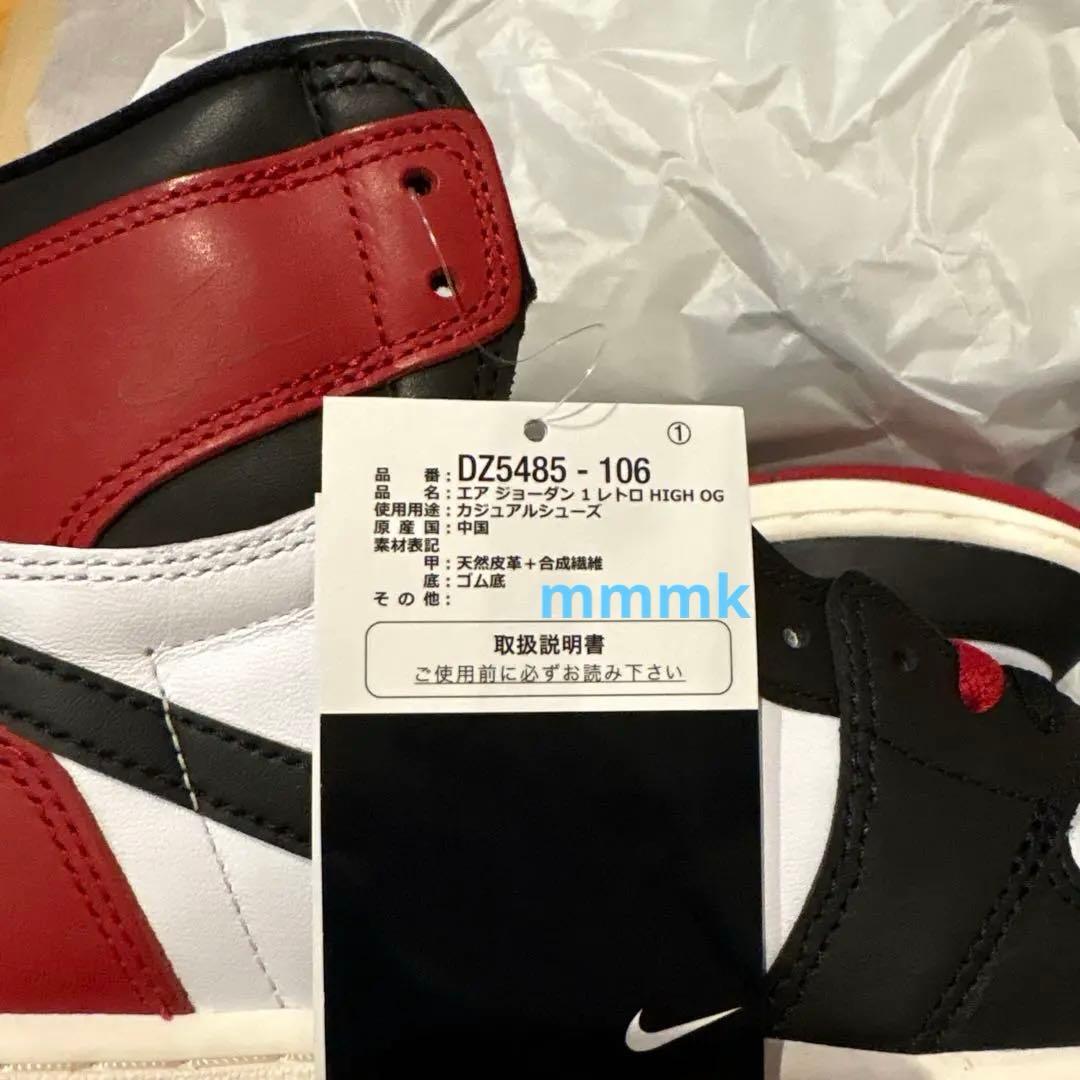Nike Air Jordan 1 Retro High OG つま黒