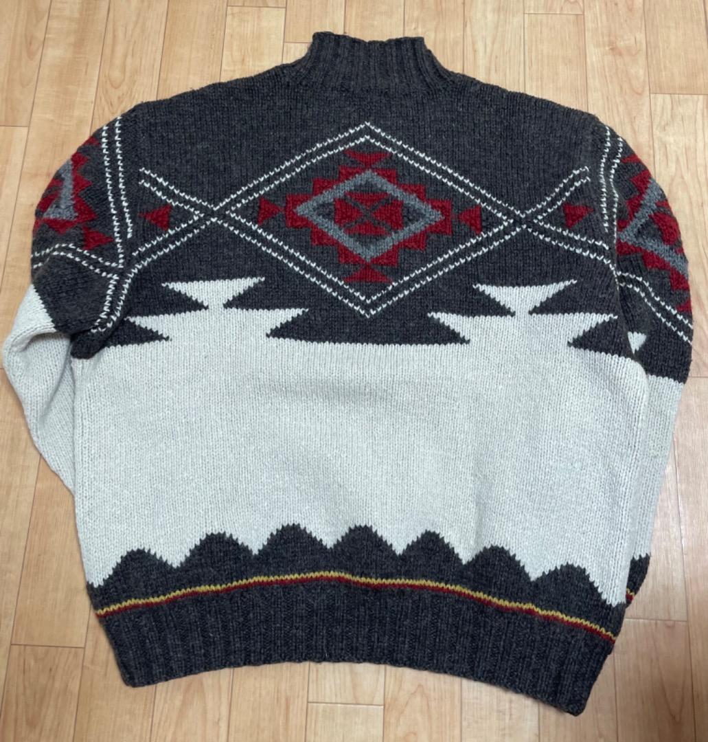 ポロラルフローレン ネイティブ柄 ニットXL