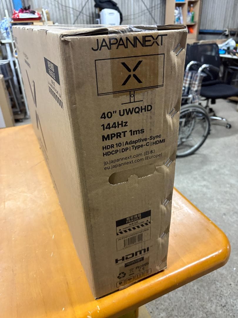 JAPANNEXT JN-IPS401 40型 UWQHD ゲーミングモニター