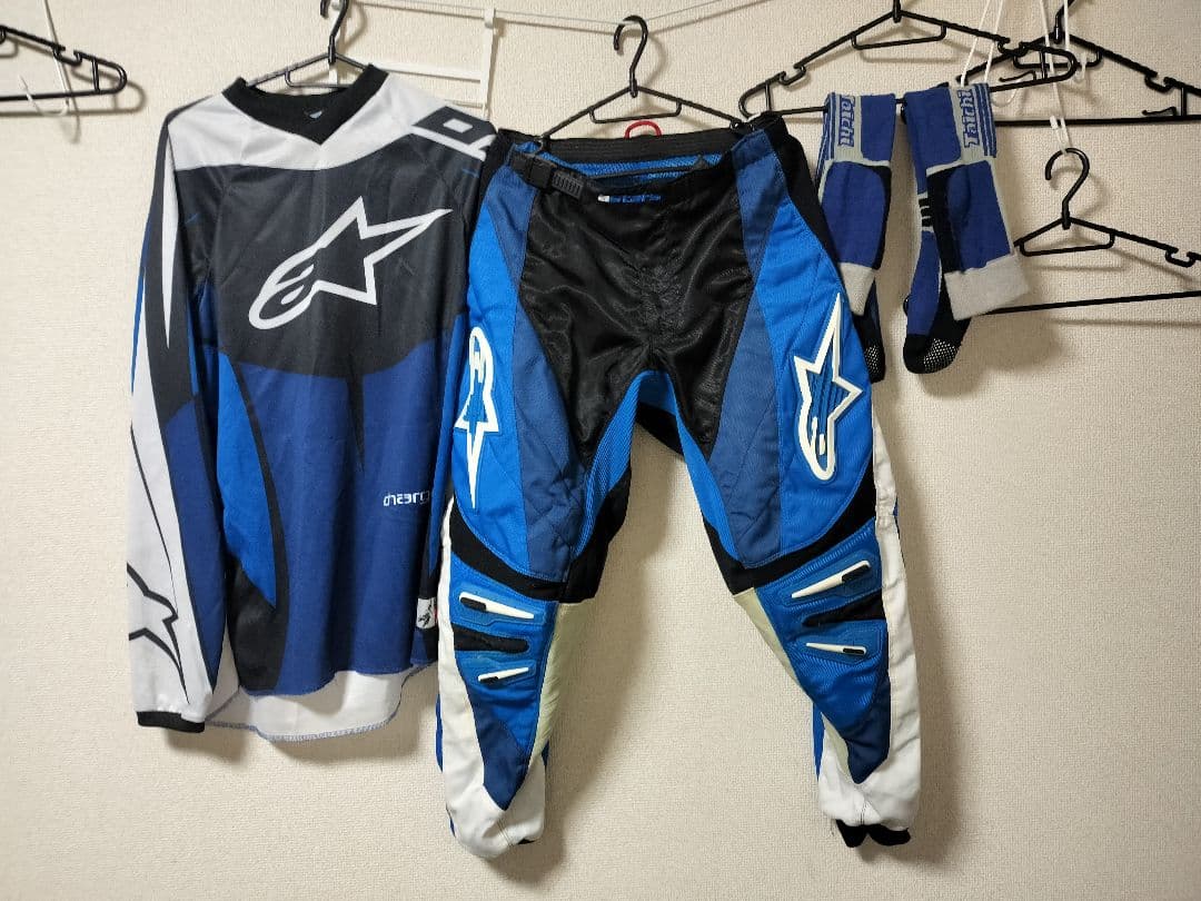 Alpinestars モトクロスウェアセット 上S下30　ソックス26.0