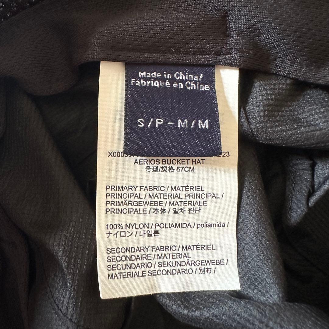 帽子 ARC'TERYX / Aerios Bucket Hat / BLACK